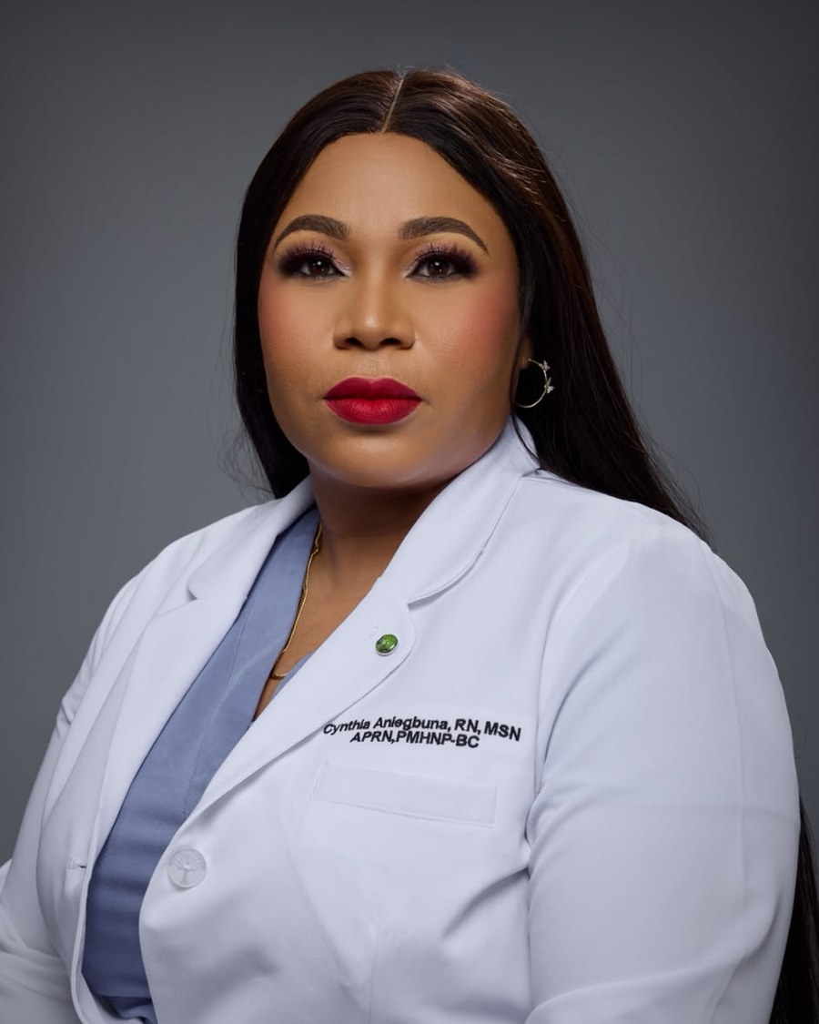 Cynthia Aniegbuna, RN, MSN, APRN, PMHNP-BC, Psychiatric-Mental Health Nurse Practitioner